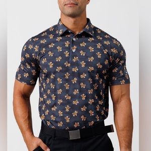 Waggle Golf Tiger Goat All Over Print Polo Shirt